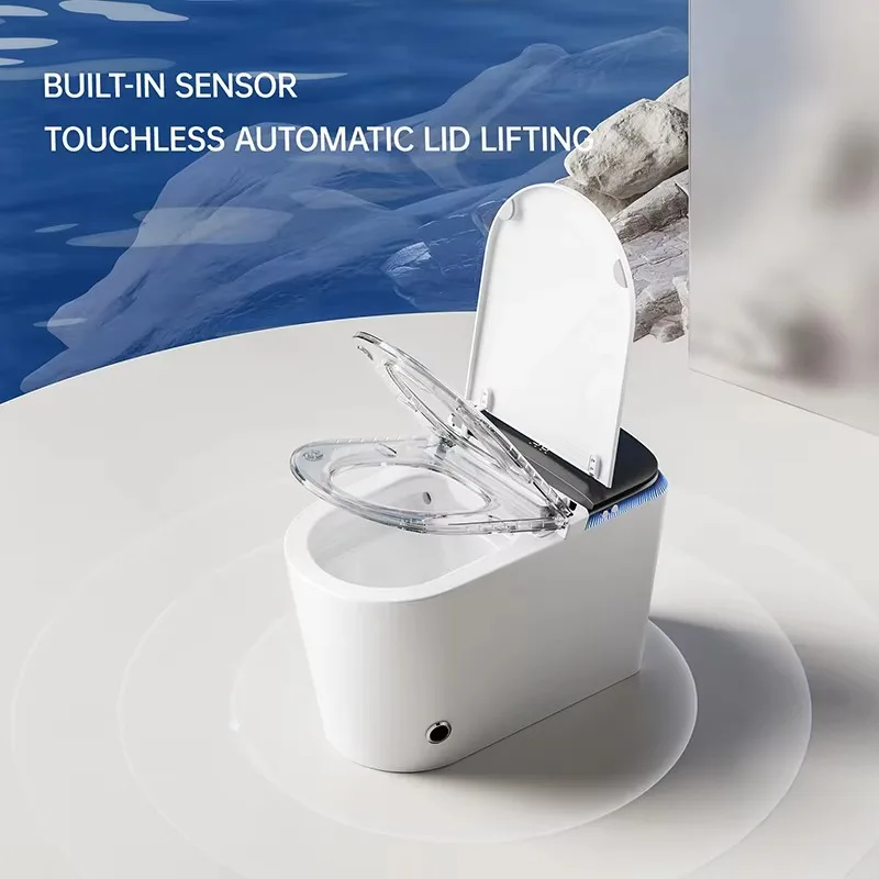 YM9 Smart Bathroom Intelligent Toilet Seat Ceramic Design Smart Toilet Automatic Bowl WC view 5