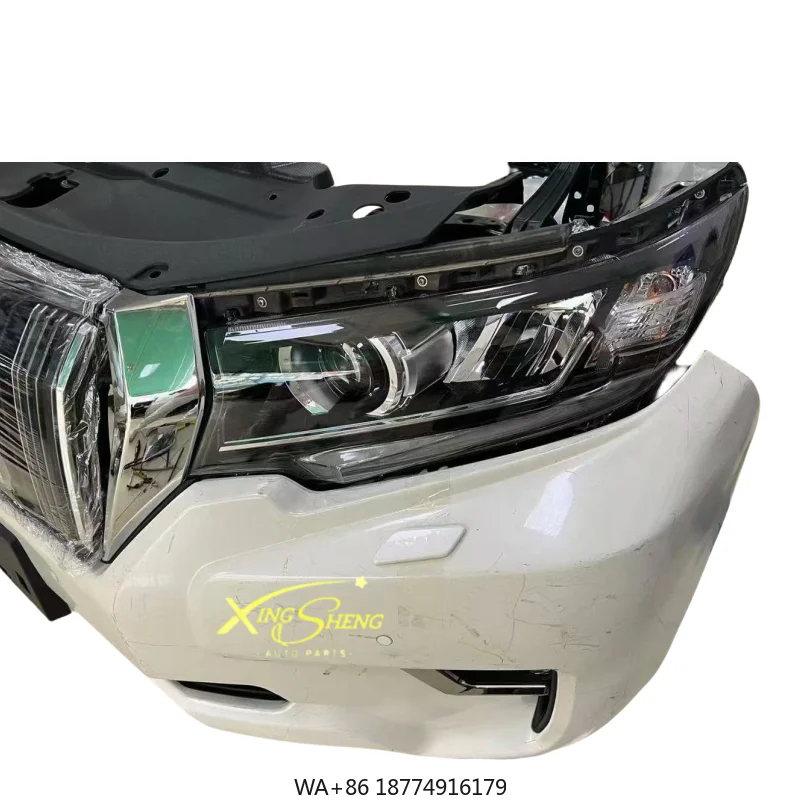 

Original Complete Front Bumper and Grille with Headlight Blinds Radar Harness for Used Car Bumpers