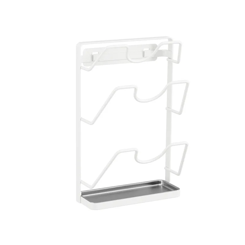 Cross-border kitchen lid rack, non-punching wall-mounted , multi-functional cutting board , artifact cutting