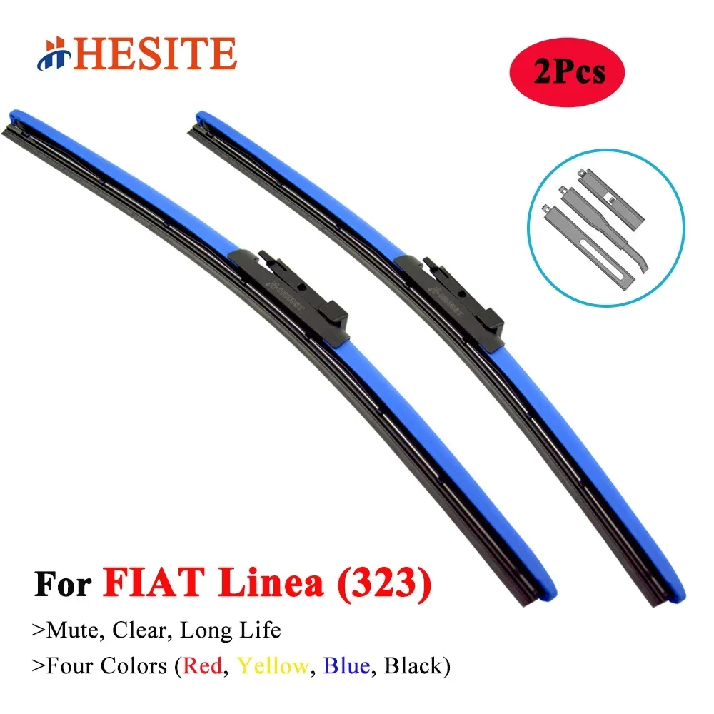 

HESITE Colorful Windshield Wiper Blades For FIAT Linea 323 110 Sedan 2006 2007 2010 2012 2013 2015 2017 2018 2019 2020 2021 2022