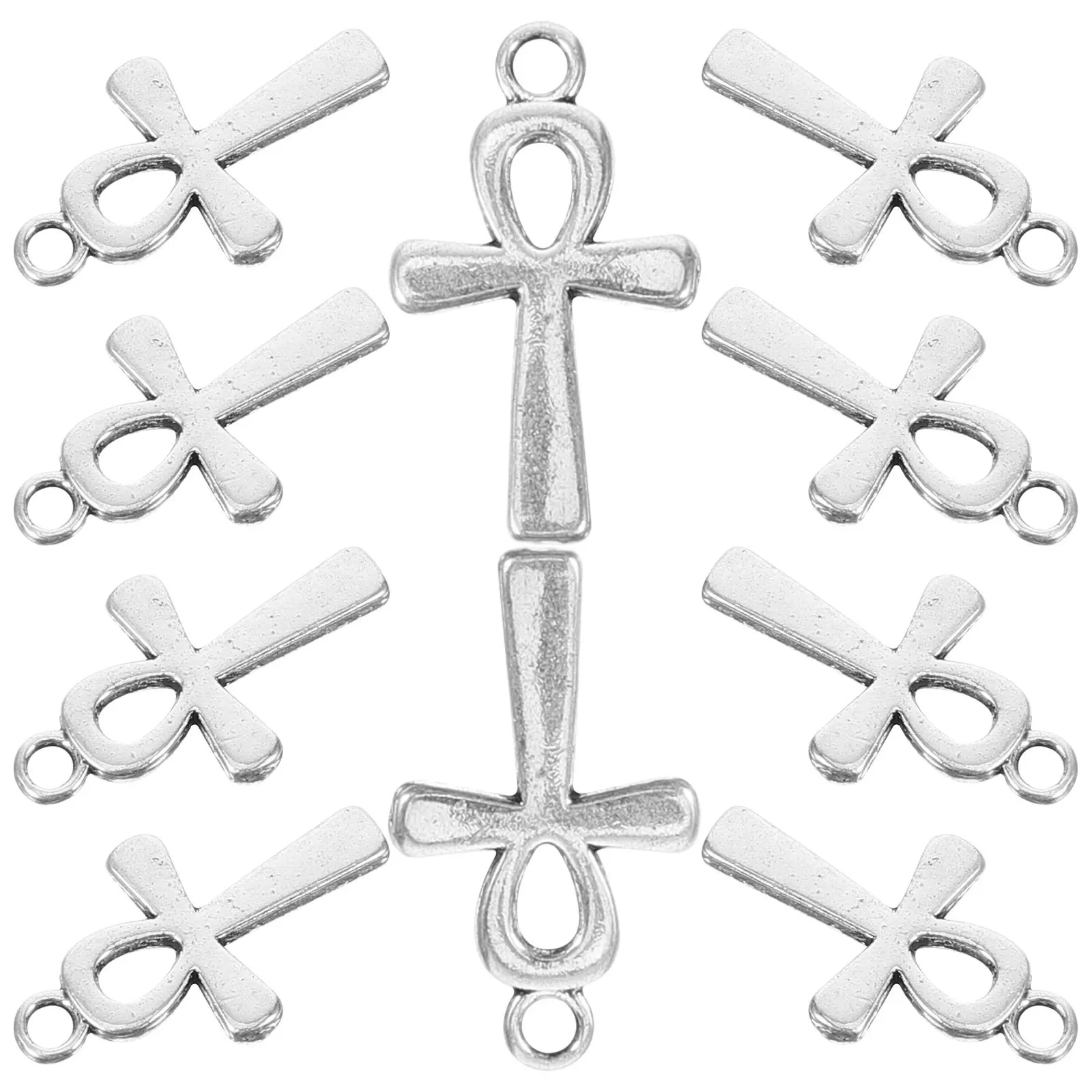 

10Pcs Alloy Cross Pendants Vintage Jewelry Making Charms Small Size Necklaces Bracelets Keychains DIY Accessories