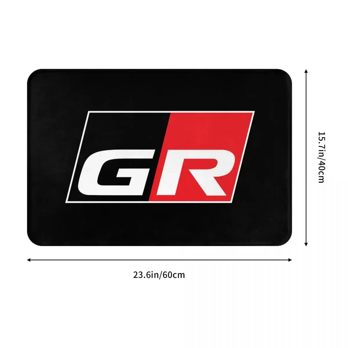 GR Logo Gazoo Racing GR Sport Anti-slip Doormat Floor Mat Dust-proo Carpet Rug for Kitchen Entrance Home Bedroom Footpad Mats