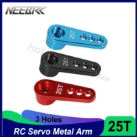 DSPOWER 25T 28.5mm Metal Servo Arm for 1/10 RC Car 2G 21G 2KG 25KG Boat Crawler Wltoys Futaba Axial SCX10 Parts Accessories