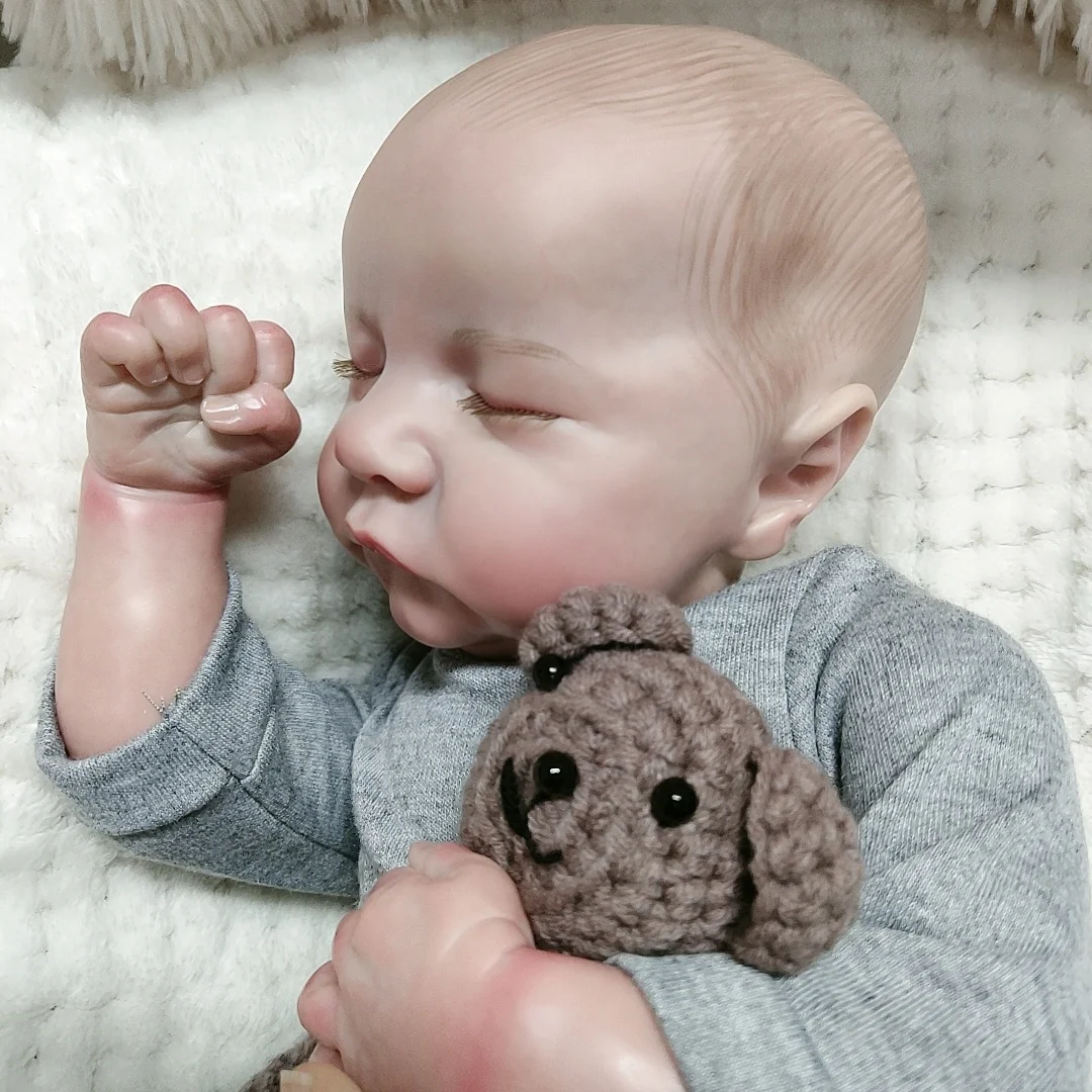 High Simulation Cute Safe Material Vinyl Rubber Baby Toys Doll With Ic Magnetic Pacifier for Reborn Dolls