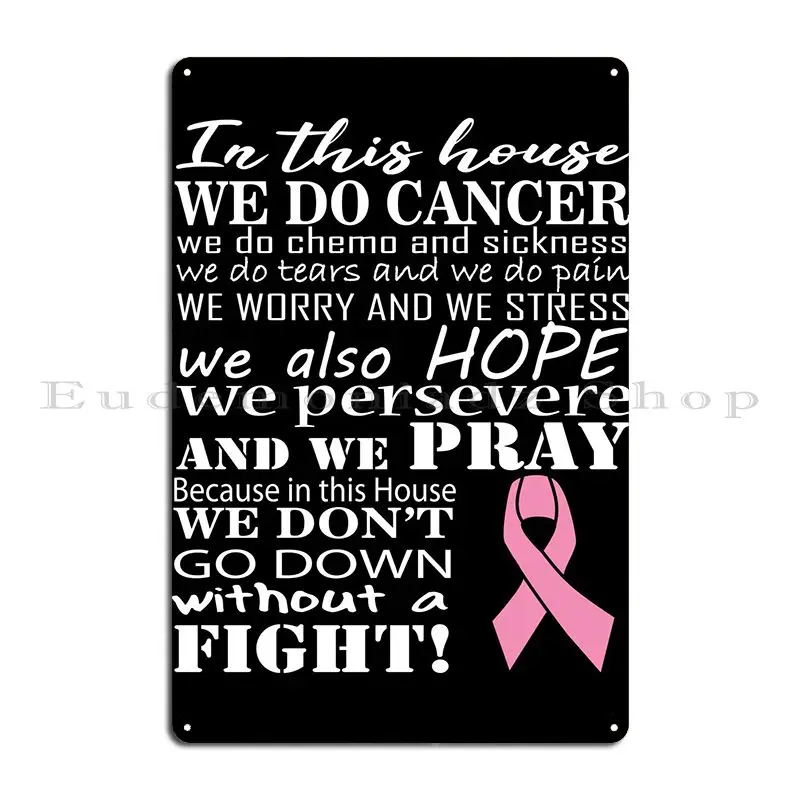 Breast Cancer Nurse Saying Metal Plaque Plates Cinema Pub Print Wall Pub Tin Sign Poster