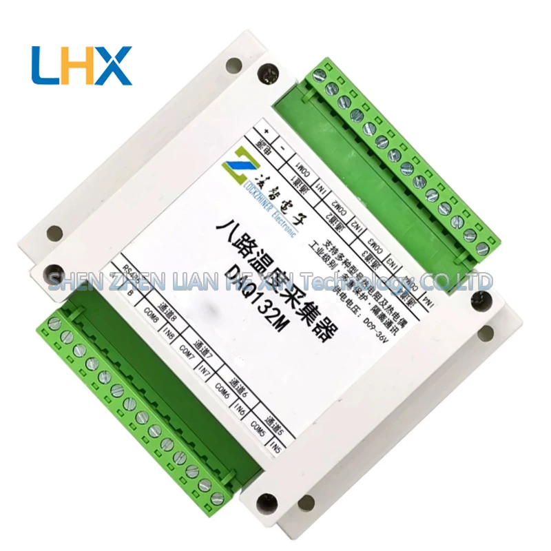 DAQ132M 8 channel thermocouple temperature acquisition card resistance PT100 / 1000 RS485 isolated industrial-grade Modbus