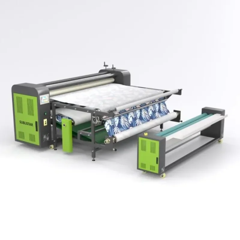 【2026】SUBLISTAR 420mm Drum Diameter 1900mm Transfer Width Heat Transfer Rotary Oil Heat Press Sublimation Machine