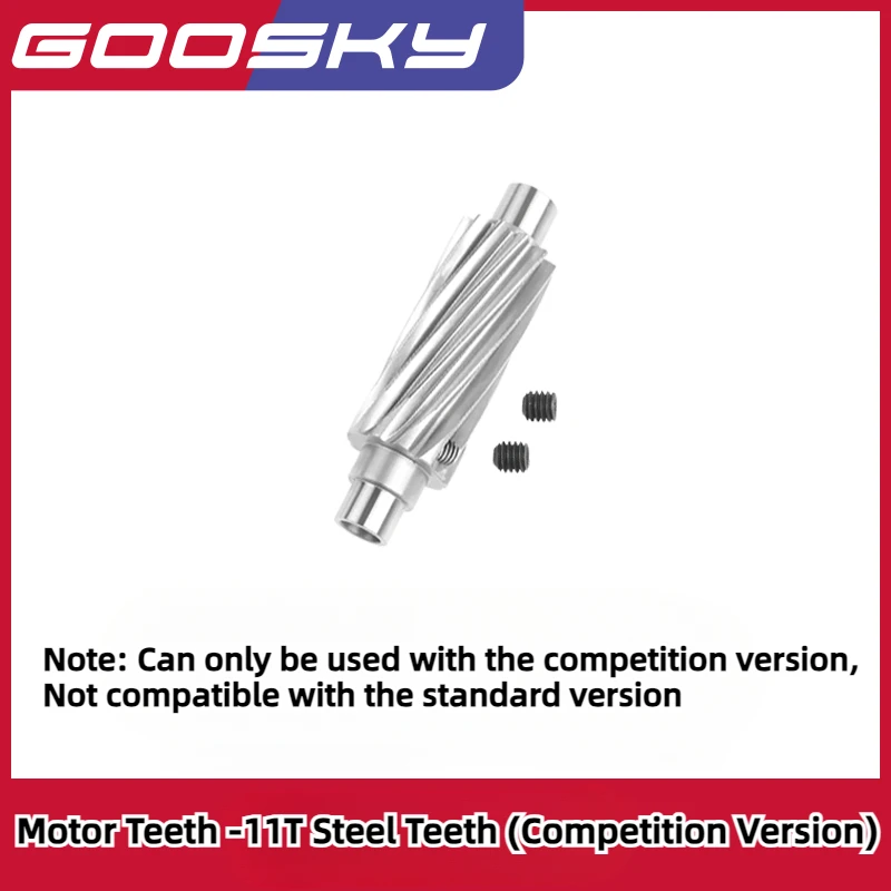 GOOSKY RS7 RC Model Aircraft Parts 3D Stunt Helicopter Main Gear Motor Tooth Competition Version GT040176