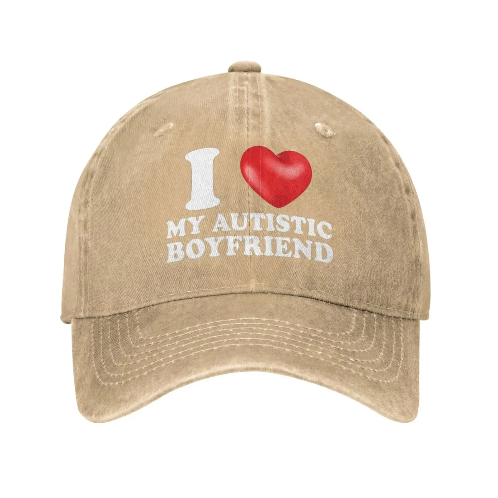

I Love My Autistic Boyfriend Hat for Women Baseball Caps Trendy Caps
