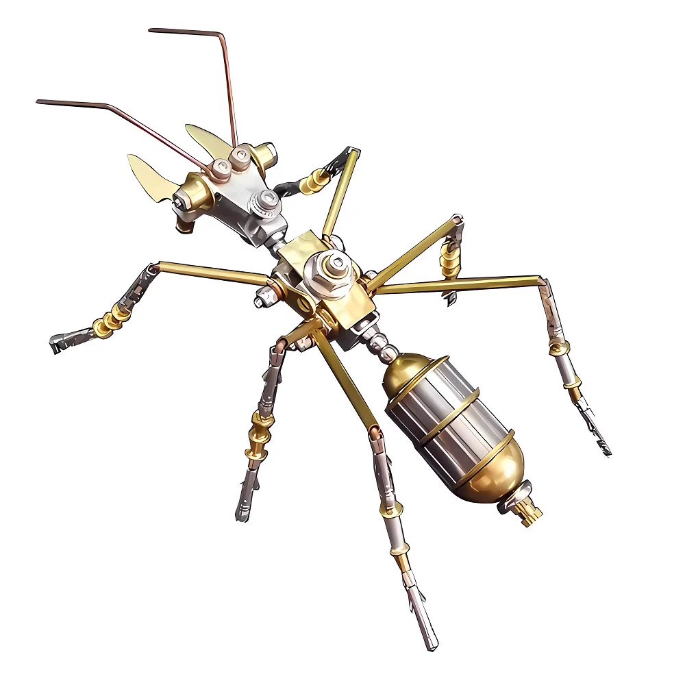 Ant 3D Metal Puzzle Model for Decoration, DIY Assembly Kit, Perfect Desktop Ornament, Handmade Metal Structure Model