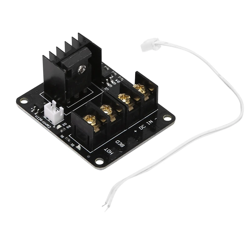 3D Printer hotbed MOSFET expansion module inc 2pin lead Anet A8 A6 A2 Compatible Black-FABY