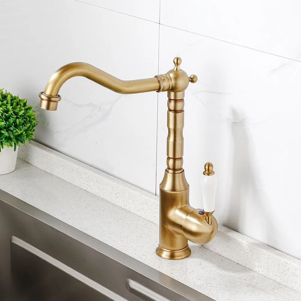 Farmhouse Kitchen Tap Kitchen Sink Faucet User-friendly Kitchen Faucet Design Bar Faucet Humid Condition Resistant