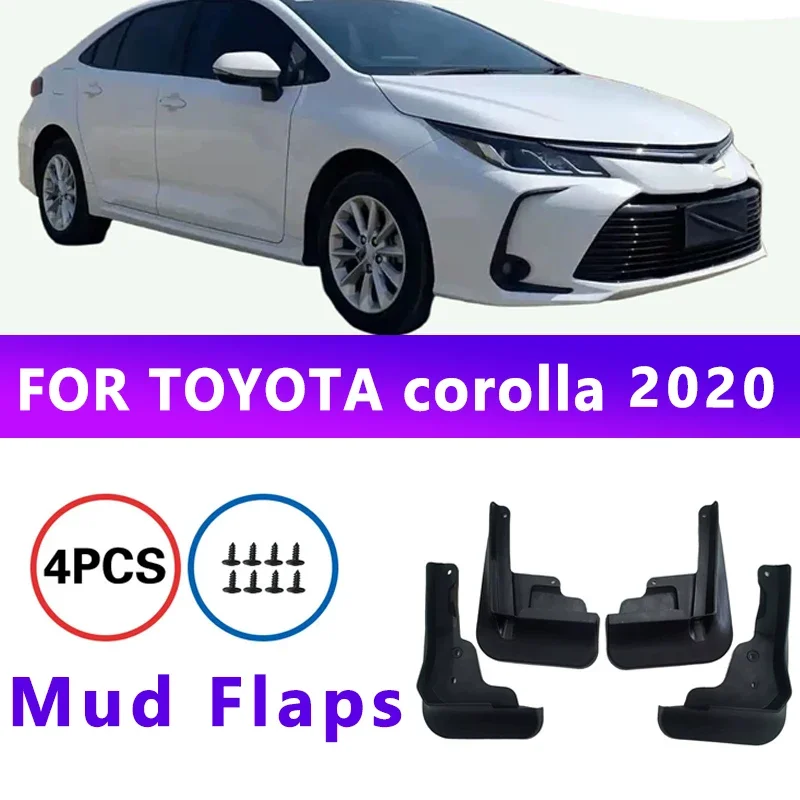 

Mud Flaps Fit for TOYOTA corolla 2020 Mudguards Tire Fenders Splash Proof Accessories Wheel Guards 4ps