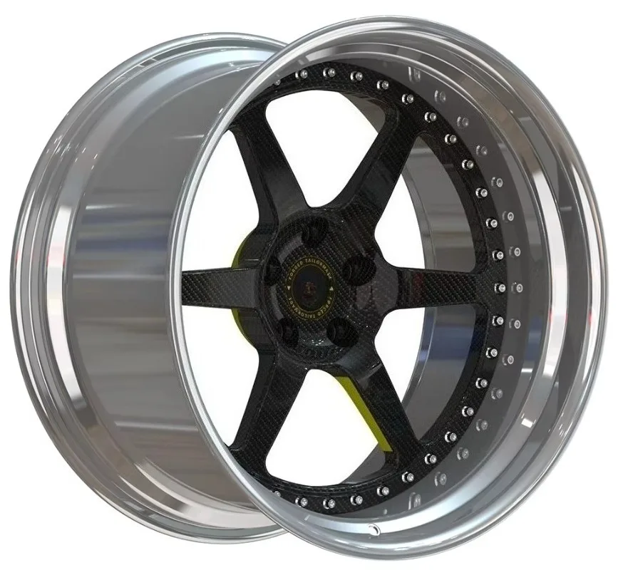 

Carbon Fiber Wheels Rim 2-piece Forged Wheel for RS 3/4/5/6 /7/Q3/Q8/e-tron RS E-tron GT TTS