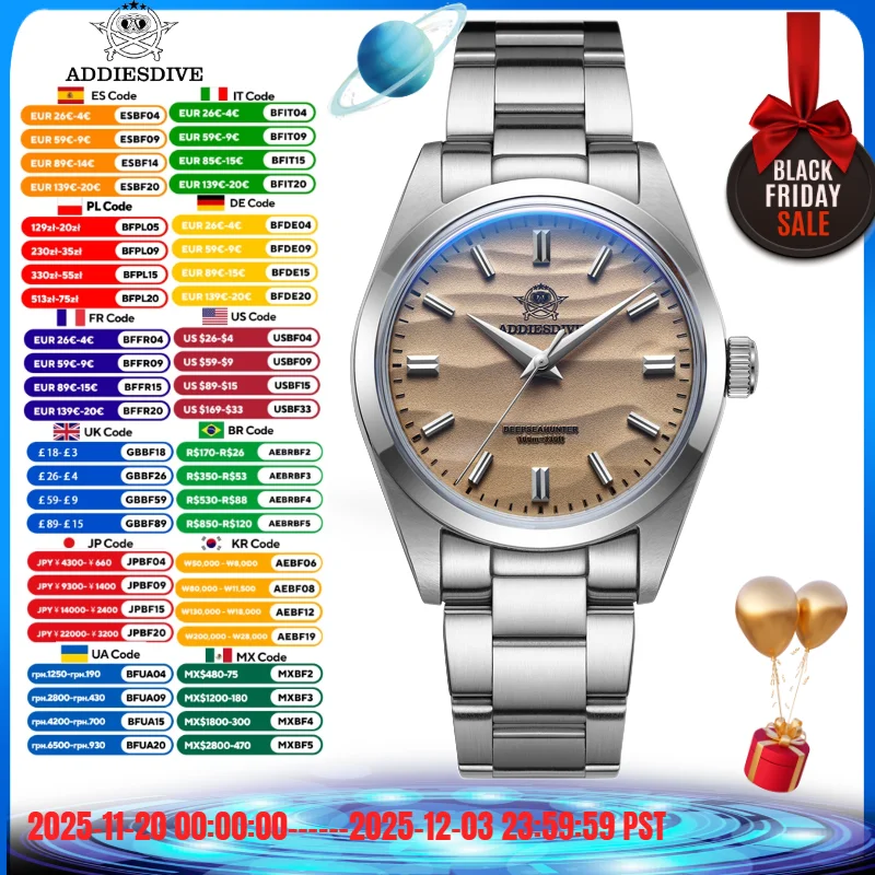 addiesdive-ad2030-36mm-men's-watch-bubble-mirror-pot-cover-glass-reloj-hombre-100m-waterproof-quartz-watches