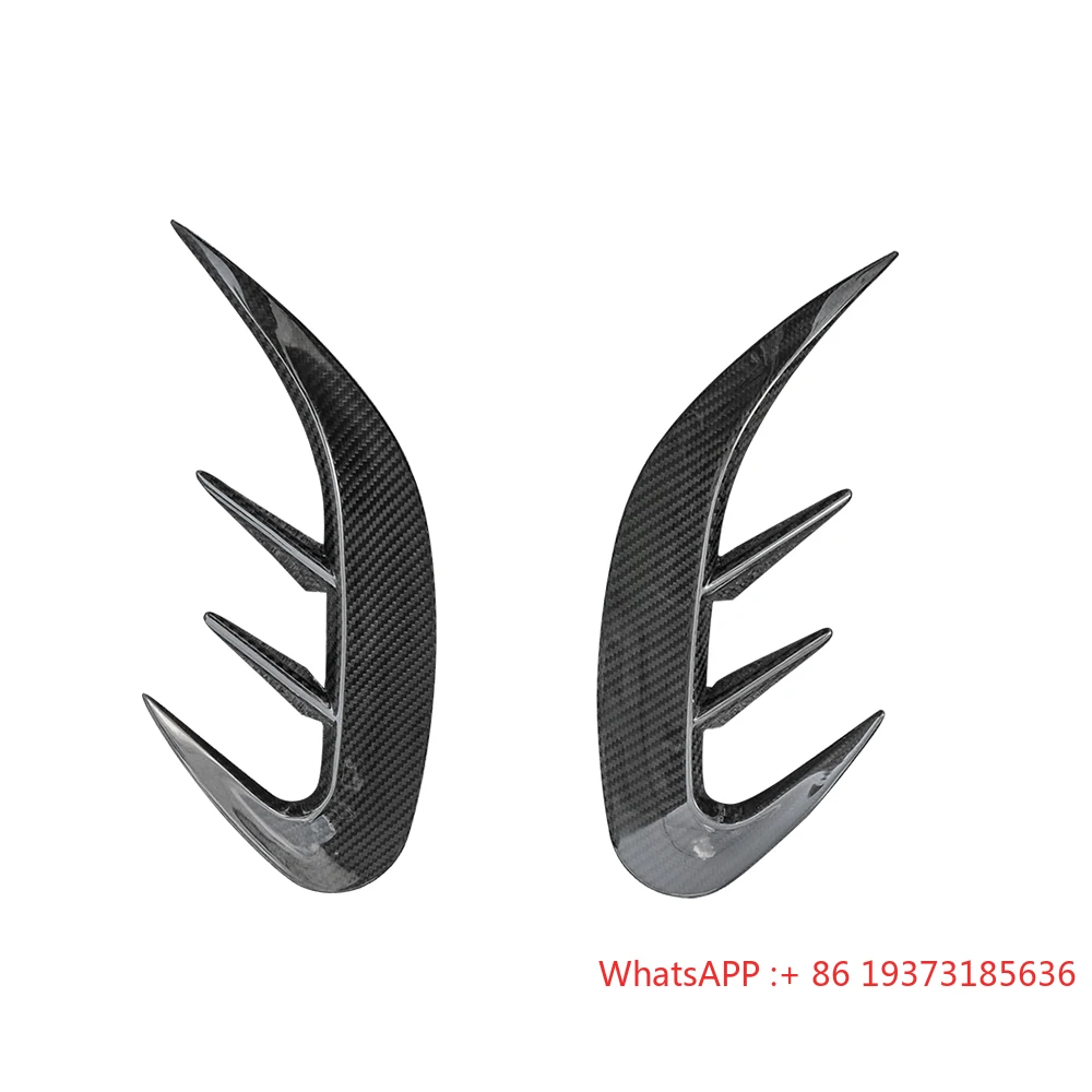 

New Dry Carbon Rear Bumper Rocker Winglet Side Skirts Splitters for Mercedes Benz W118 C118 CLA45 CLA35 Auto Tuning