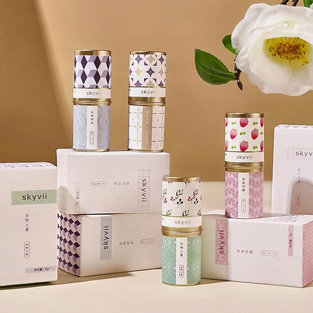 عطر الجسم المحمول عطور الصلبة النساء مزيل العرق رائحة طويلة الصلبة الرجال بلسم دائم العطر معتدل X6J1