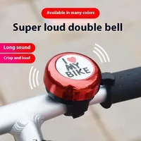 Bike Bell Aluminum Alloy MTB Bike Safety Warning Alarm Cycling Handlebar Bell Ring Mini Horn Cycling Accessories