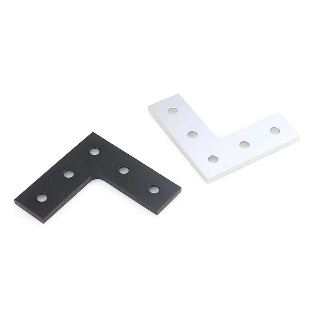 4Pcs/lot Openbuilds L Type 5 Holes 90Degree Joining Corner Connector Plate Angle Bracket Joint Strip for 2020 Aluminum Profile