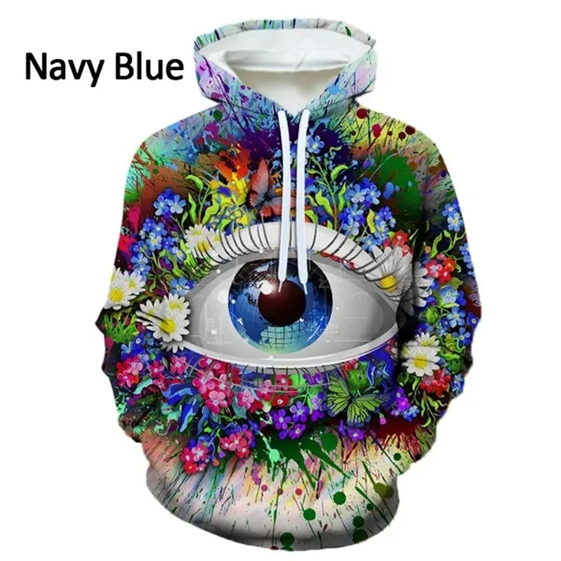 

New Fashion 3D Printing Colorful Eyes Print Men's And Women's Clothing Hoodies Cool Pullovers Hoodies Funny Sweatshirt Hoodies