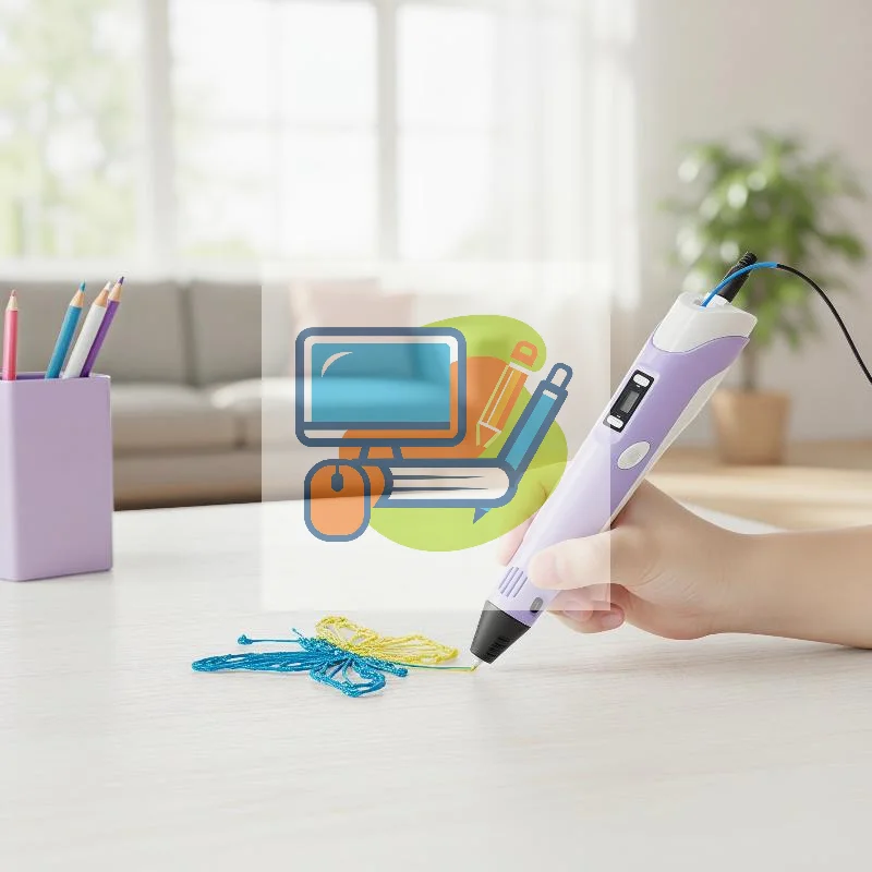 

3D Printing Pen Intelligent Pen Making Graffiti ArtsCrafts With USB Cable For Kids Adults DIY Creative Art Supplies