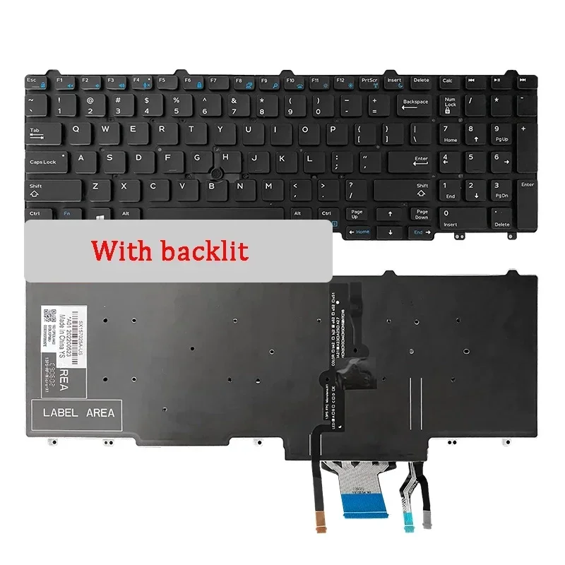 Nowa klawiatura zastępcza do laptopa kompatybilna z DELL Precision 3530 3520 15-3530 M3530 P60F 7520