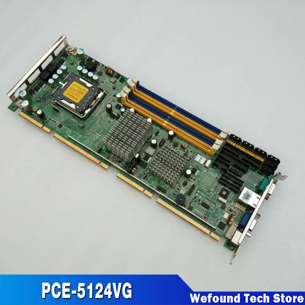 

Для Advantech PCE-5124 Rev A1 Материнская плата промышленного управления с длинной картой 775-контактный перед отправкой Идеальный тест PCE-5124VG