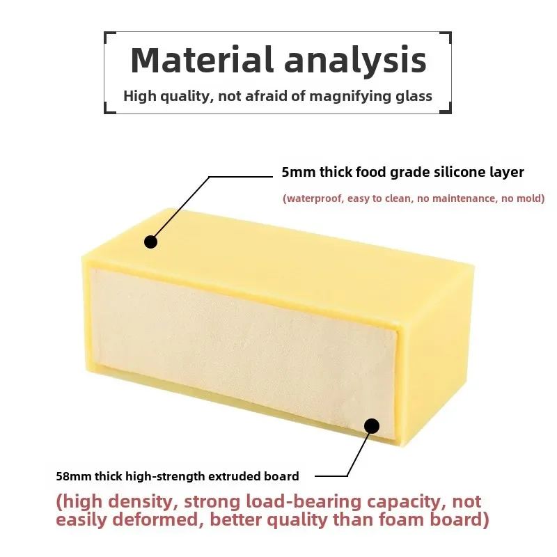 6-inch 8-inch circular silicone cake embryo model, silicone prosthesis cake model, sugar flipping and piping practice model