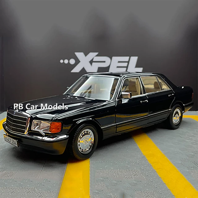 NOREV 1:18 560SEL W126 Second generation S 1989 model car model collection  - AliExpress