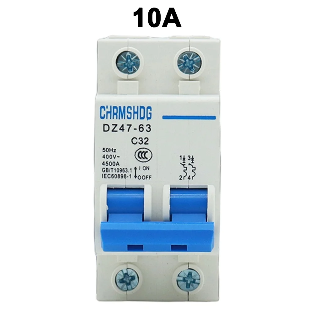 Fast power disconnection miniature circuit breaker for 35mm DIN rail mount with bistable lock overload short circuit safety