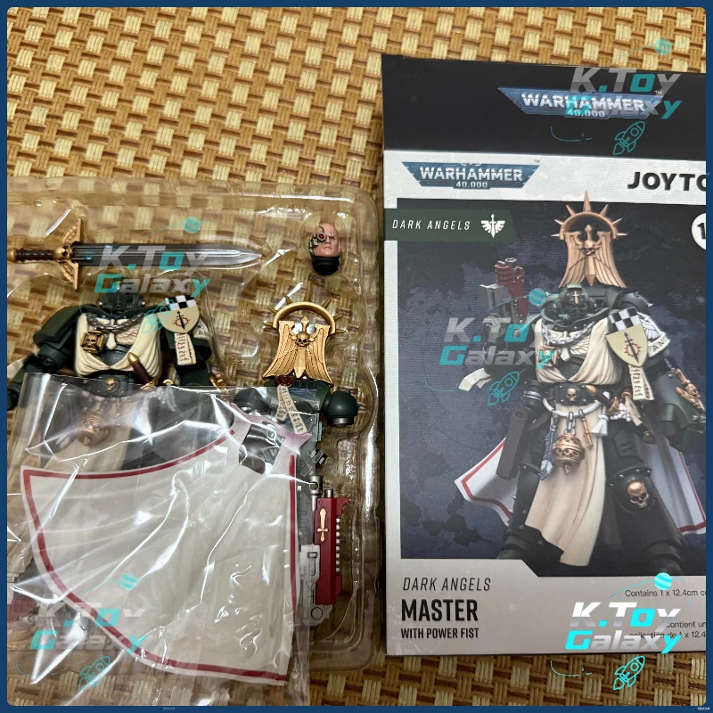 JOYTOY Warhammer 40K عمل الشكل الملاك الداكن ماستر مع قبضة الطاقة أنيمي تمثال لعبة نموذج جمع المفاصل المنقولة اللعب