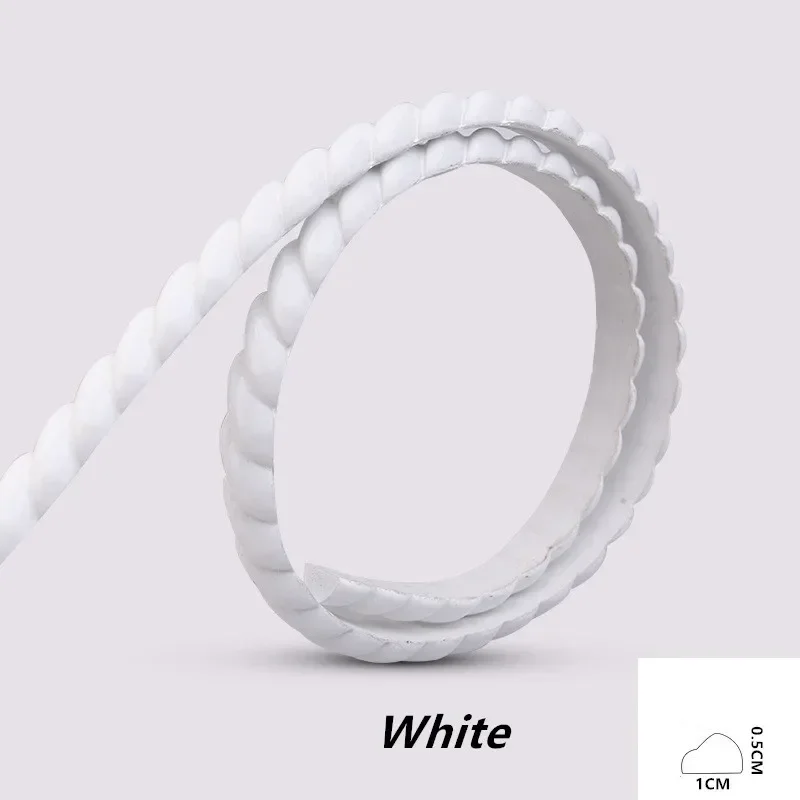 3D PVC Decorative Line Self-adhesive Flexible Line Suspended Ceiling Living Room Background Wall Sticker  Corner Molding Line