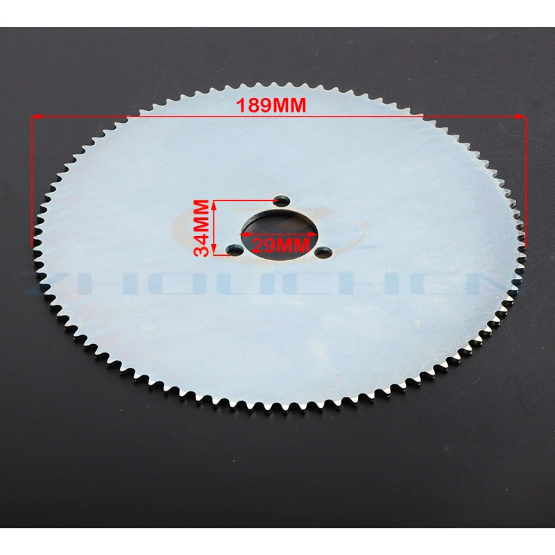 

25H 92t Tooth 29MM Rear Sprocket for 47CC 49CC Mini Moto ATV Quad Dirt Pit Pocket Bike