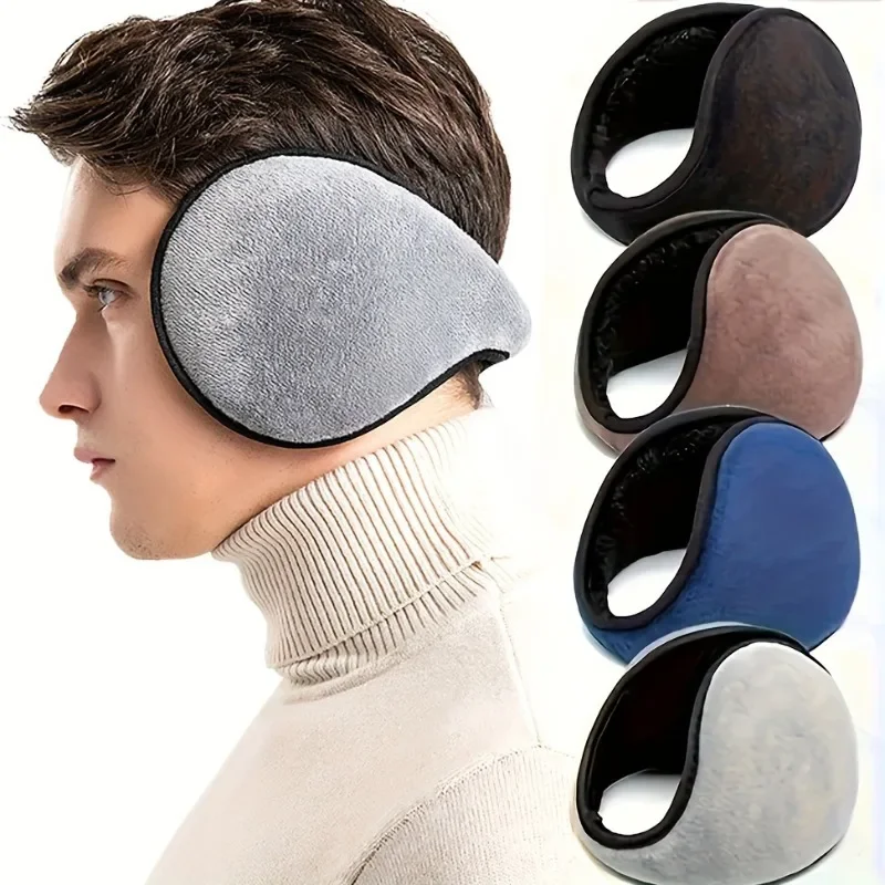 

Унисекс зимние теплые меховые наушники для активного отдыха, велоспорта, катания на лыжах, рыбалки, мягкие флисовые наушники для женщин и мужчин, аксессуары для одежды