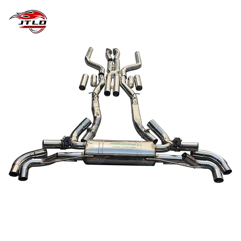 

JTLD 304 Stainless Steel Muffler Exhaust Pipes Valved Sport Catback Systems for 2019+ X7 M50i M60i G07 X7