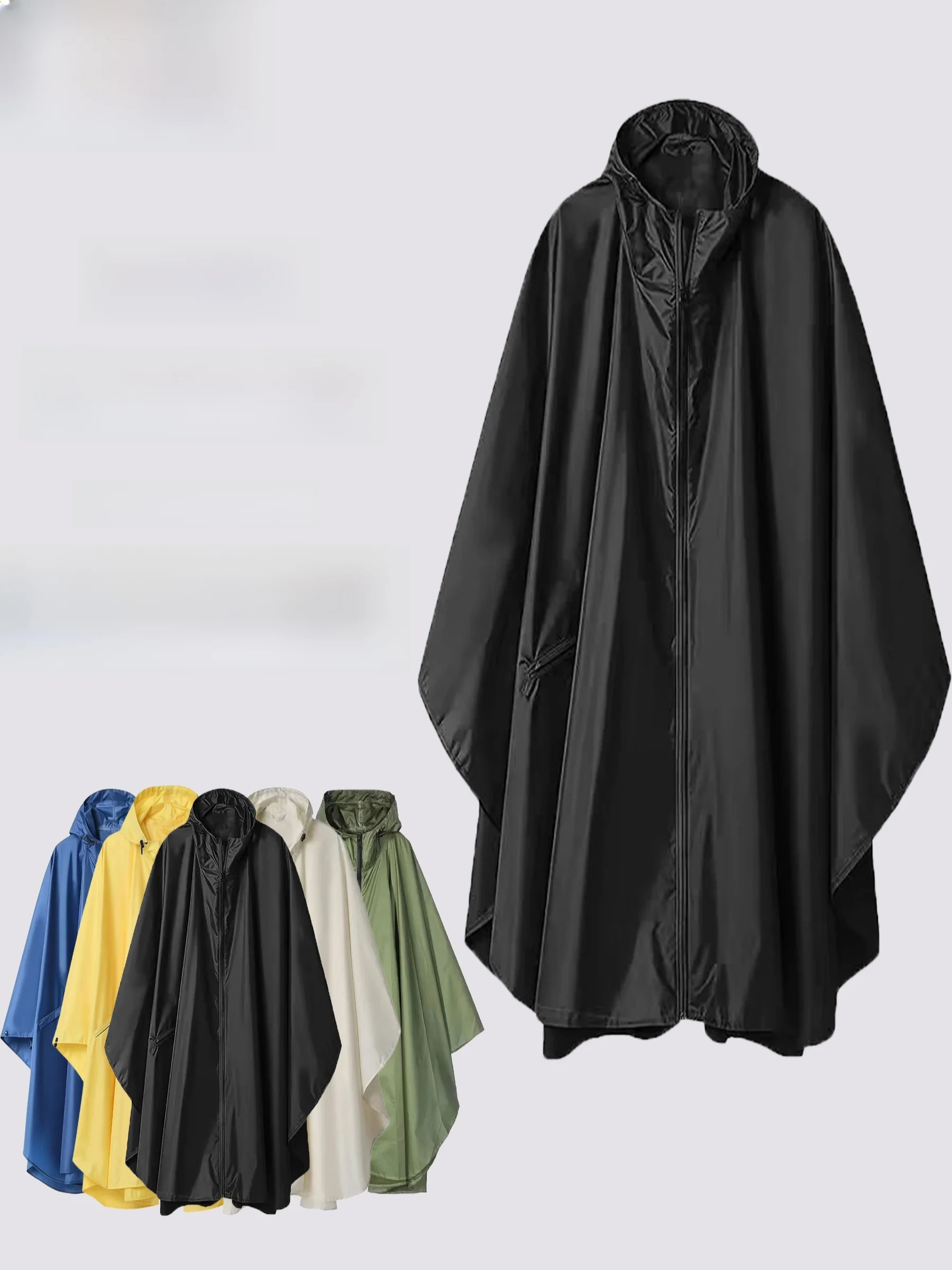 

Мужской плащ, легкий уличный походный плащ, водонепроницаемый автомобильный дождевик-пончо для взрослых, одиночная езда на велосипеде