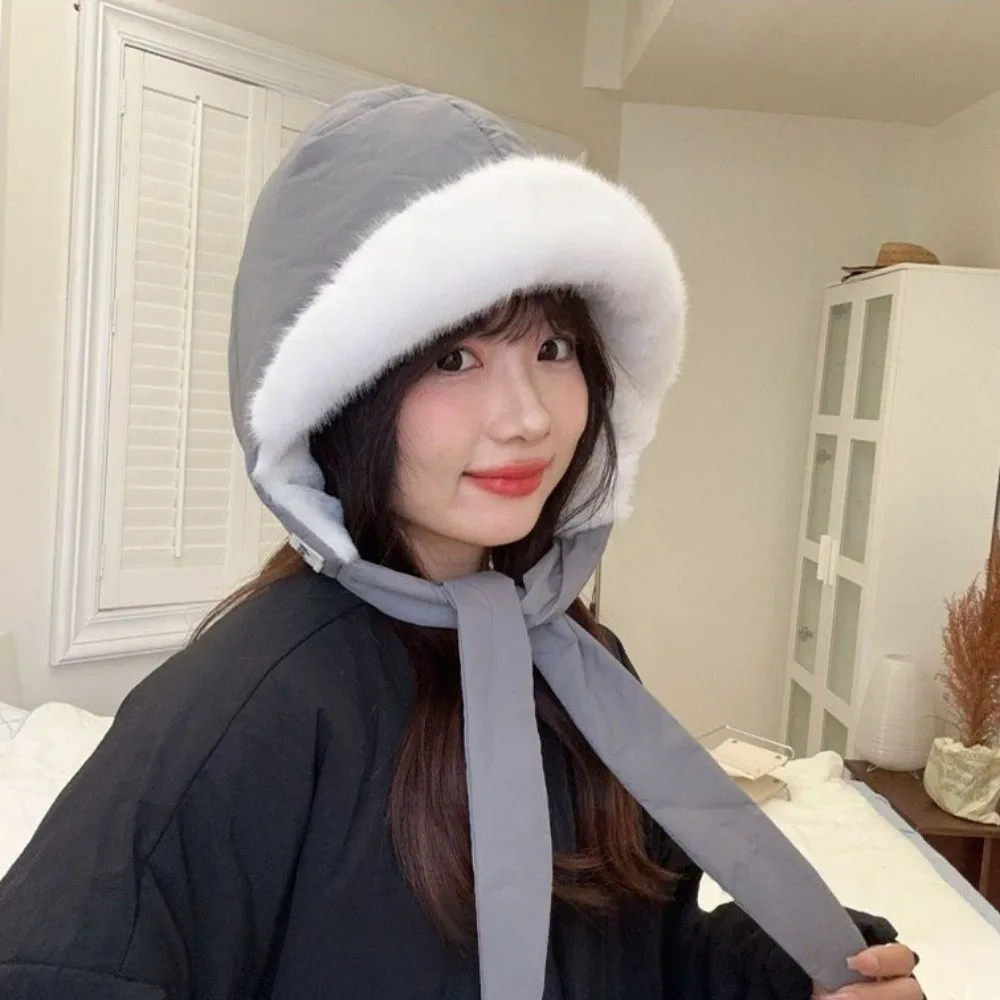 

Fashion Strap Crossbody Bag Hat Thermal Warm Pullover Beanie Hat Bag Packable Ear Protection Ear Cap Sports