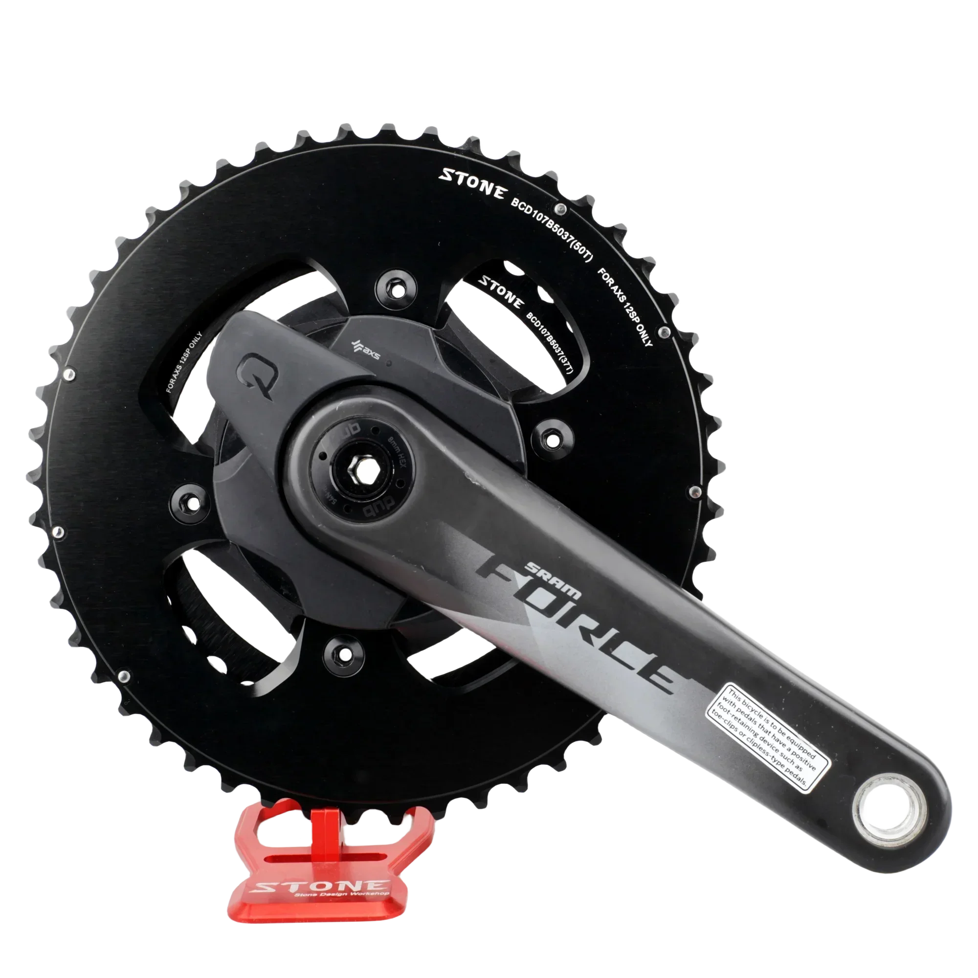 STONE107BCD Bike Double Chainring Round 2X for FORCE ETAP Flattop AXS 12S 54T 41T 46T 48T 33T 35T 50T 37T 52T 39T 12 Speed