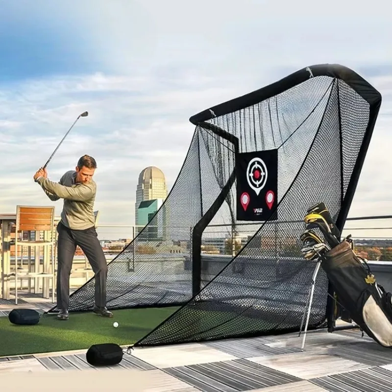 LXW019-3 Z-mesh Chipping Golf Net Target Practice Driver's Indoor Golf Cage