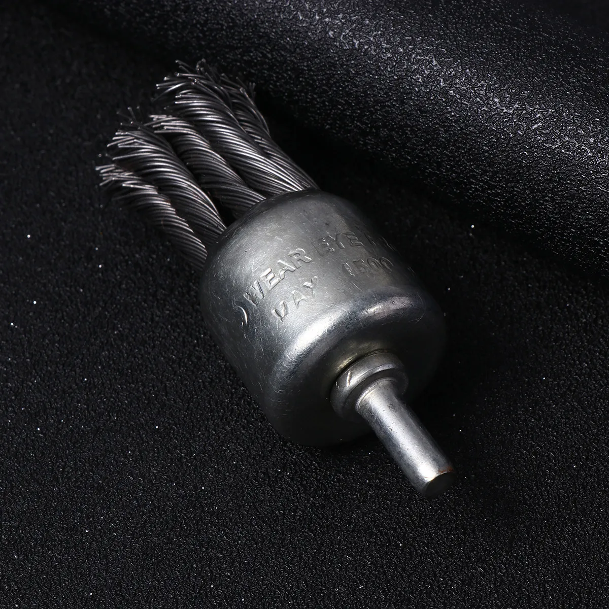 Steel Wire Knot Type Pen Shape Crimped Wire End Brush Silver for Deburring Dust Removal Oxide Layer Polishing Metal - view 2