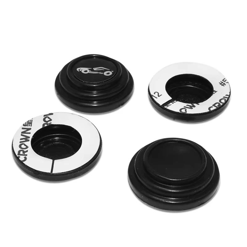 5 Pcs Set Door Shock Absorber Gasket Door Closing Silicone Pad Protection Mute Buffer Paste Gasket Auto Parts Anti-collision