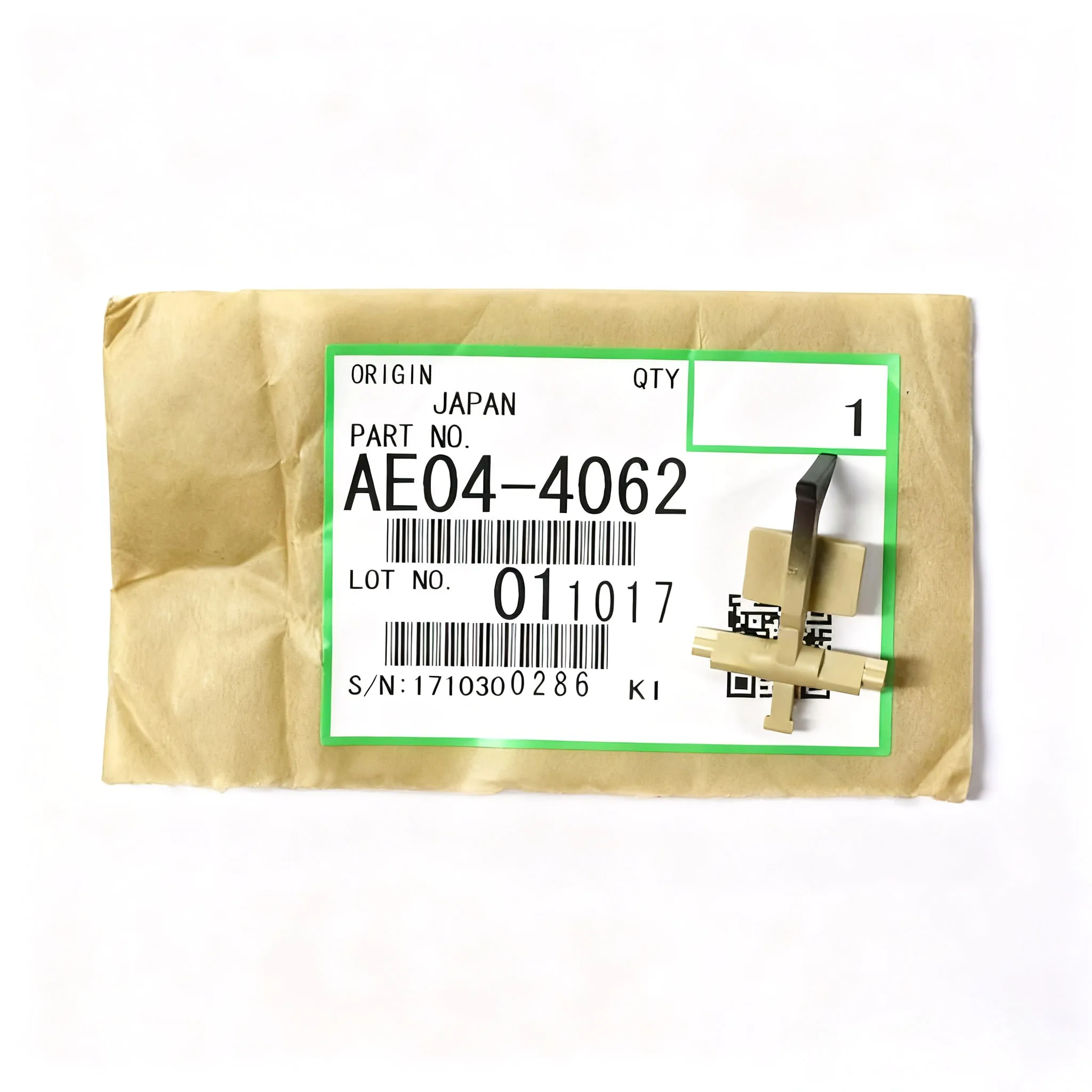 AE04-4062 Верхний палец захвата для Ricoh Aficio 1015 1018 2015 2016 2018 2020 MP1600 MP2000 MP2500 AF1015 AF1018 AE044062