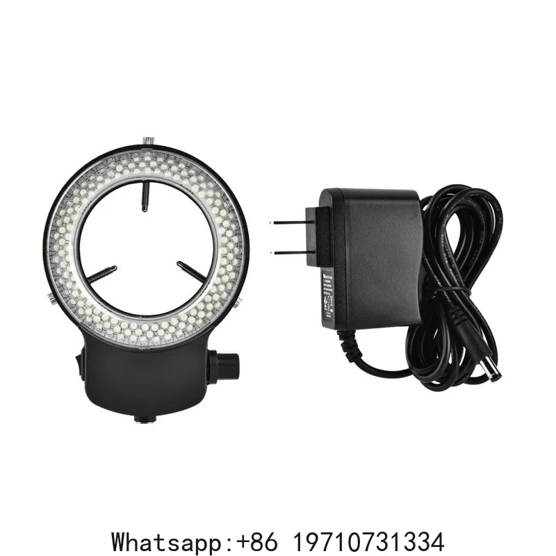 

144 LED Beads Light Source Brightness Adjustable Ring Lamp Microscope LED Light LED Ring Lamp Camera Microscope Camera