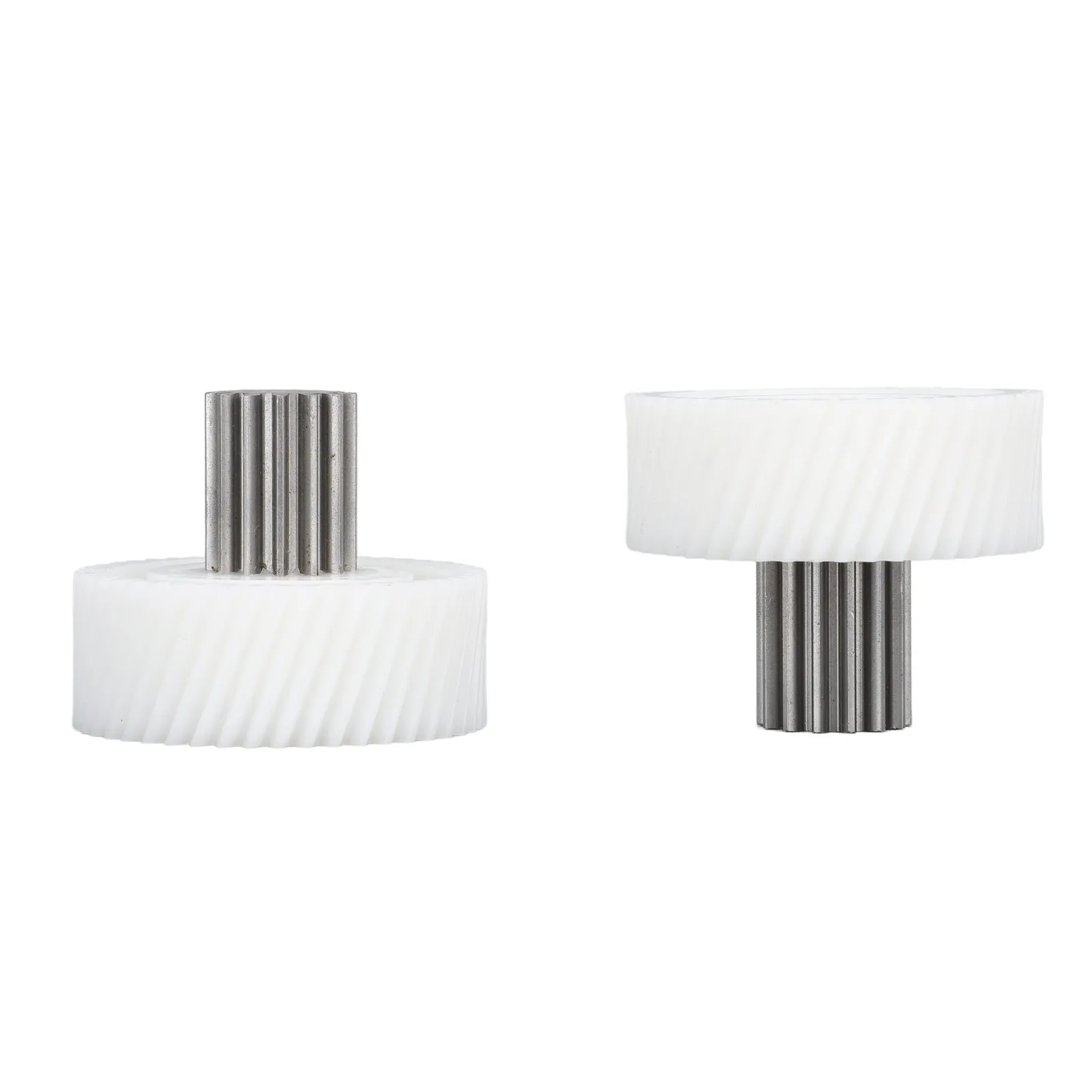 Engranaje para picadora de carne de 2 piezas, máquina de salchichas de Control de precisión de plástico y acero inoxidable, para fabricación de alimentos