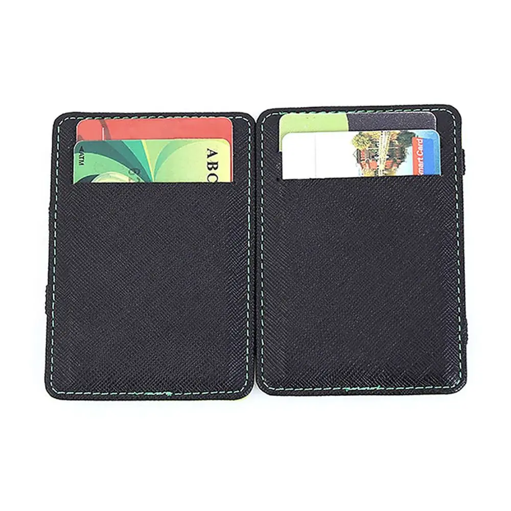 Women Men Clutch Bag Ultra Thin Magic Wallets Coin Purses Credit Card Holder Case Pouch