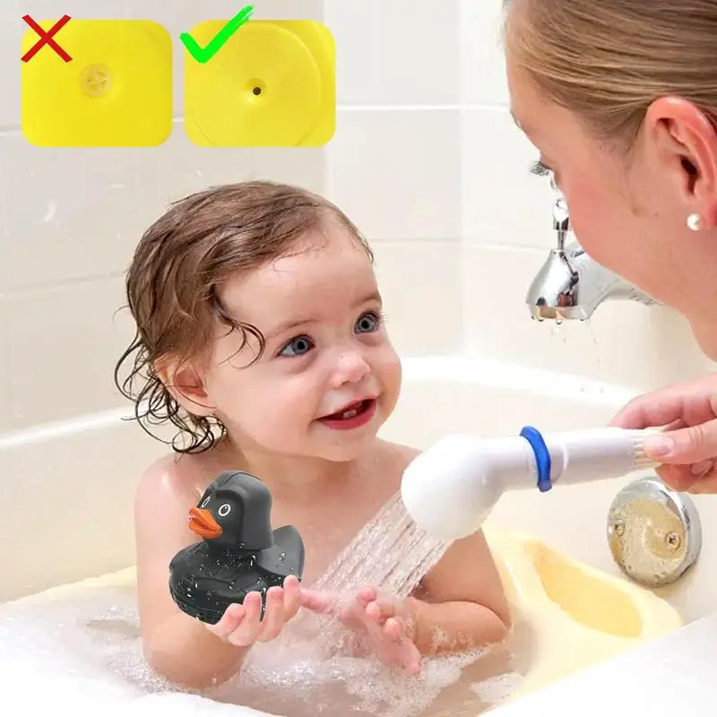 Black Rubber Duck Kids Bath Toys Ducks Bath Tub Pool Toys Showers Supplies For Kids Birthday Gift