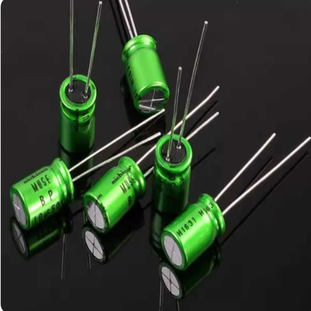 

10UF 50V Japan Nichicon Capacitor 50V10UF 8*12 MUSE BP Non-polarized Copper Pin