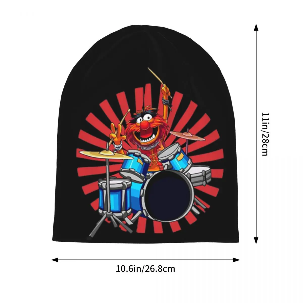 الحيوان الطبال Skullies Beanies القبعات الدافئة الخريف الشتاء في الهواء الطلق قبعة محبوك بونيه قبعات للرجال النساء الكبار