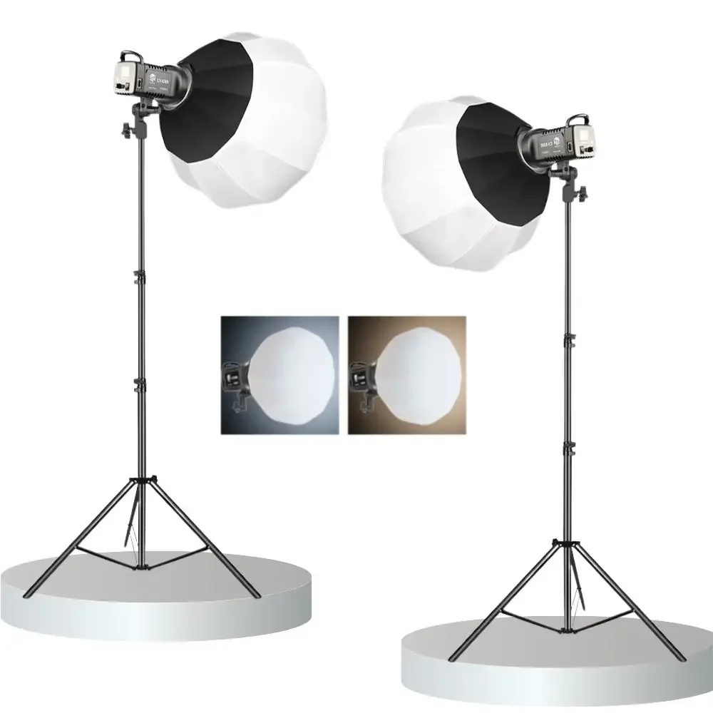 100W Photography 8300 CY LED Video Light  Daylight-Balanced Sun Lamp for Portrait Flash Studio Accessories Youtube Live