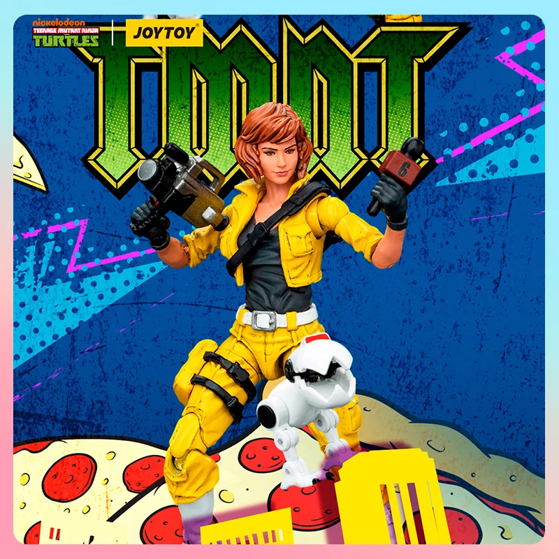 [Pre-order] Joy Toy Ninja Tultles Anime Figure TMNT April O'Neil Action Figures Children Toys Room Decoration Birthday Gift